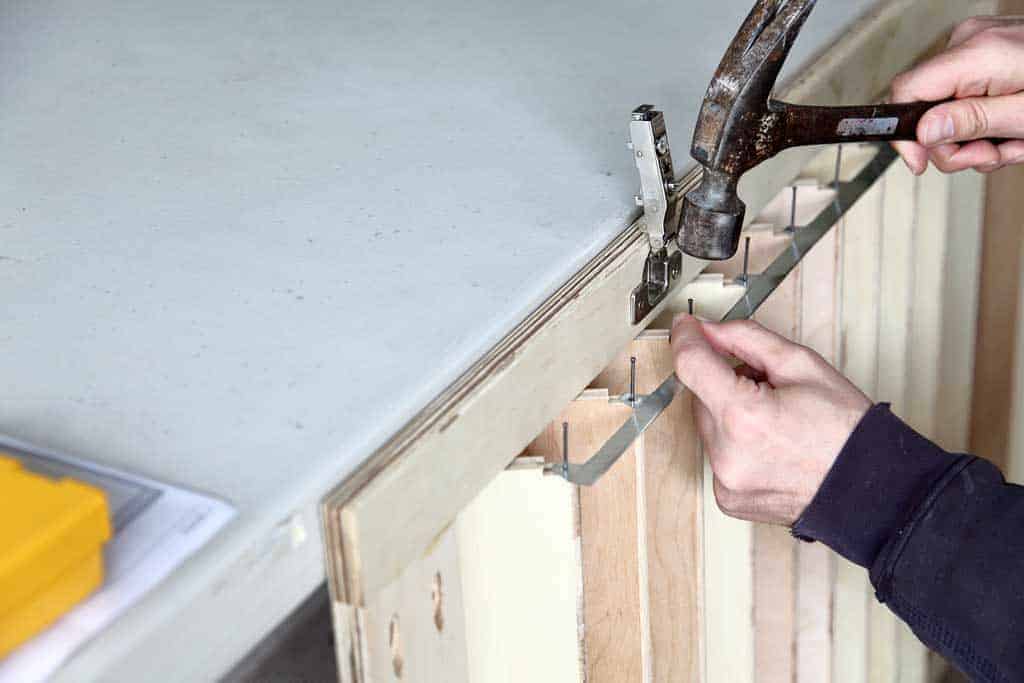 attaching hidden control arm on louvers