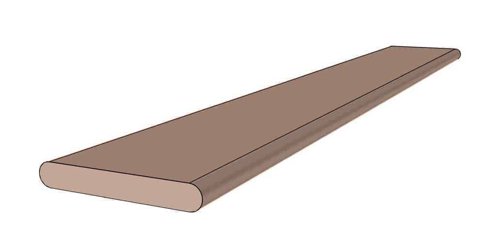 chamfering slats for DIY Plantation Shutters