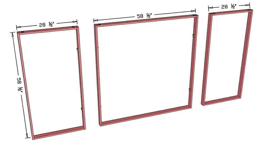 window frame for plantation shutters