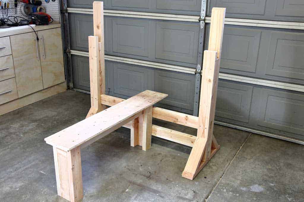 diy workout bench press