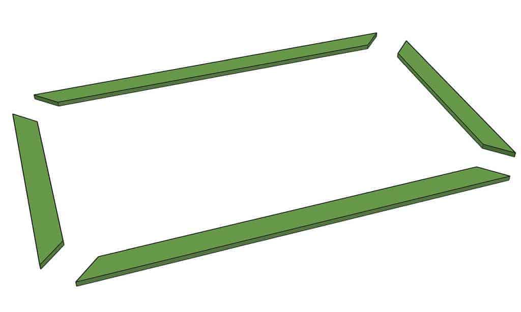 board for the mirror frame