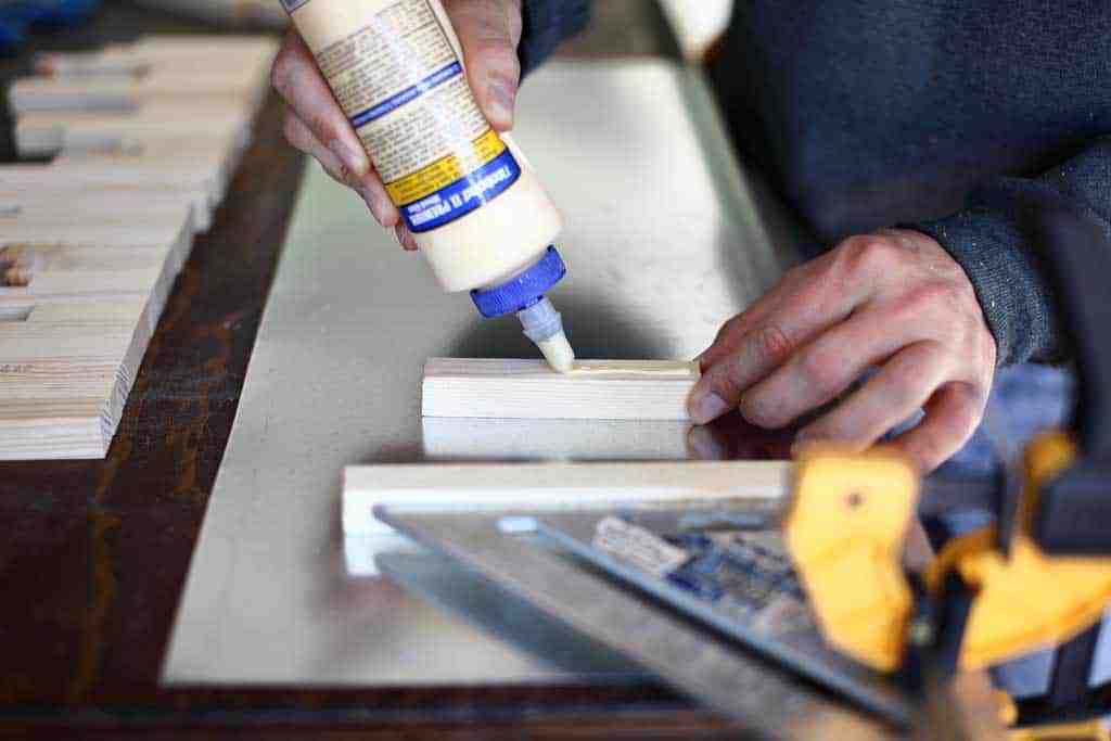 block for DIY bathroom light fixture