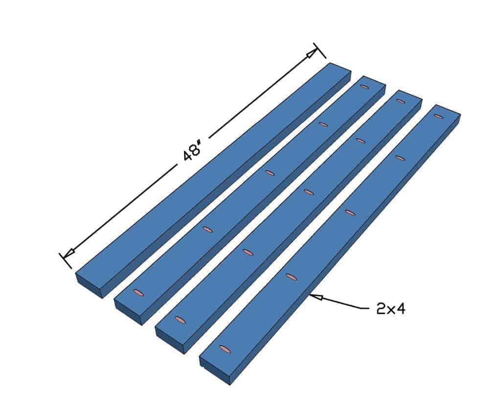 cutting boards for DIY farmhouse entryway table