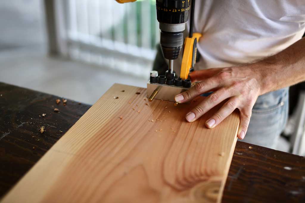 drilling holes for DIY memory chess game