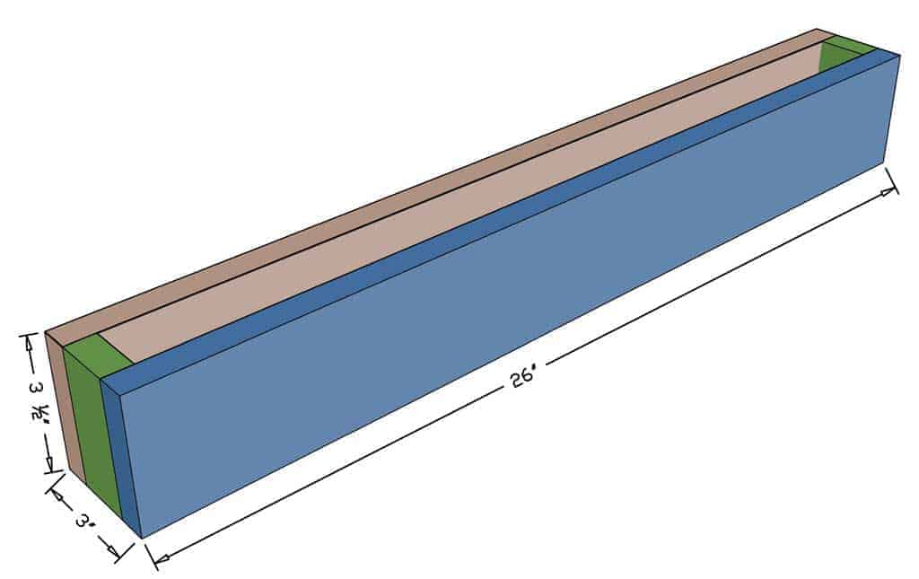 DIY Towel Bar Dimensions