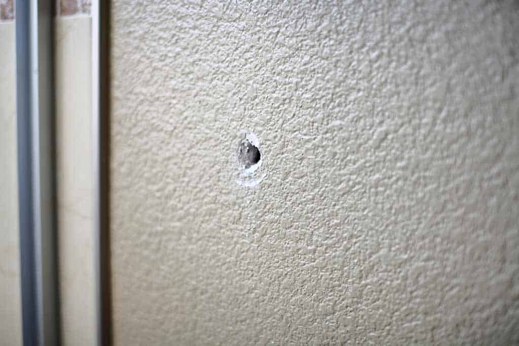 hole in the drywall