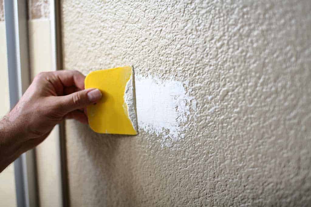 fixing hole in the drywall