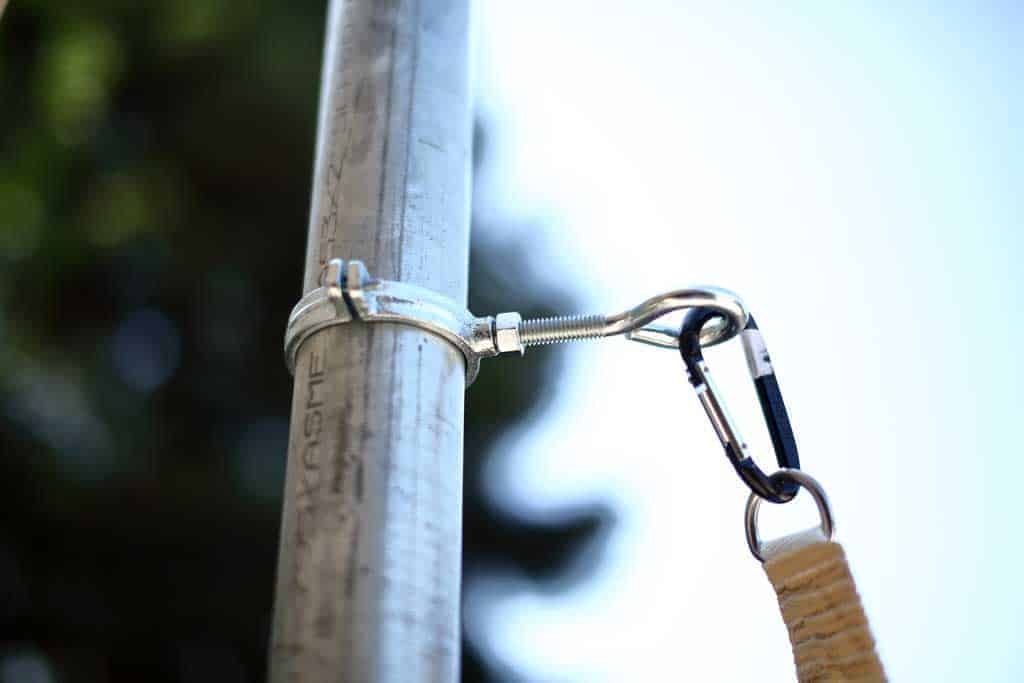 attaching sunshade fabric with snap link