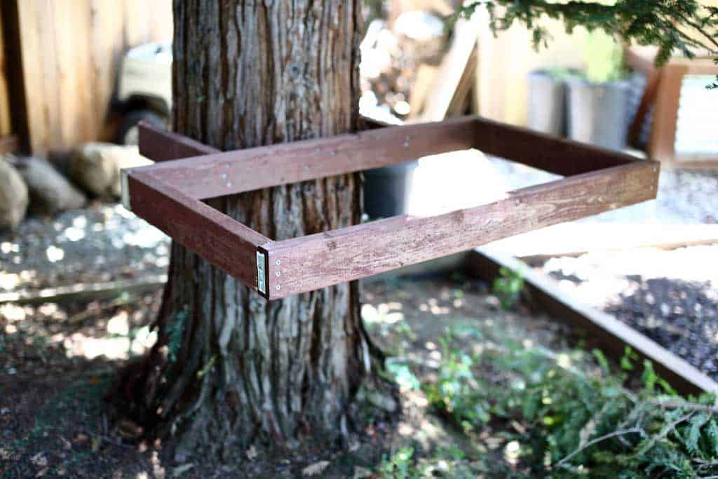 zip line stand platform