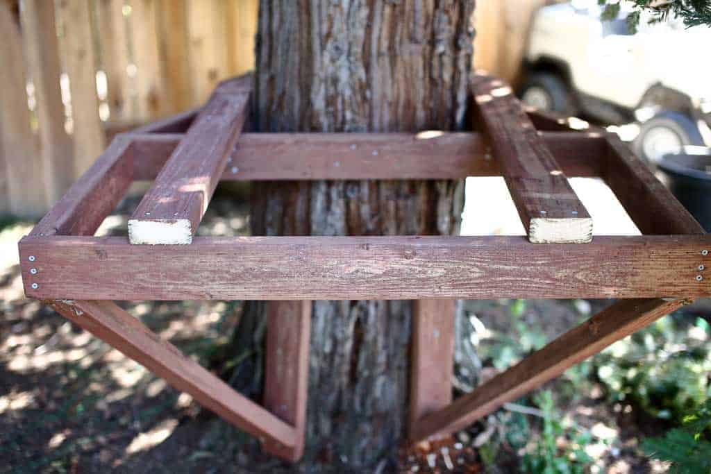 building a stand for zip line