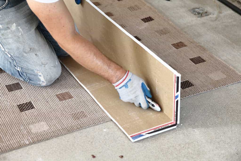 cutting drywall for closet