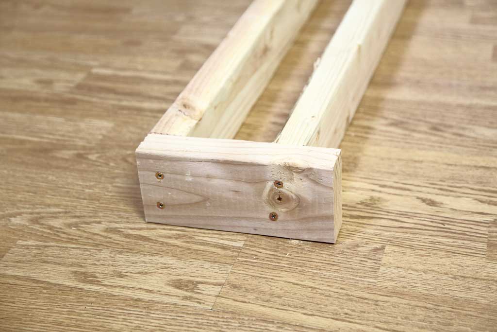 building a wall from 2x4s