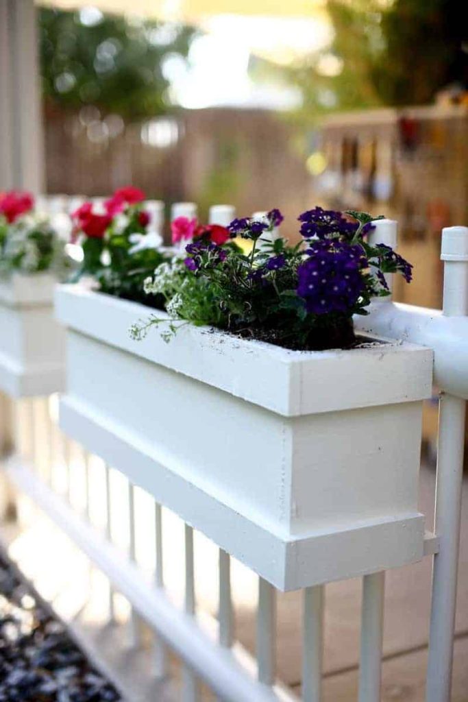DIY Flower Planter Box
