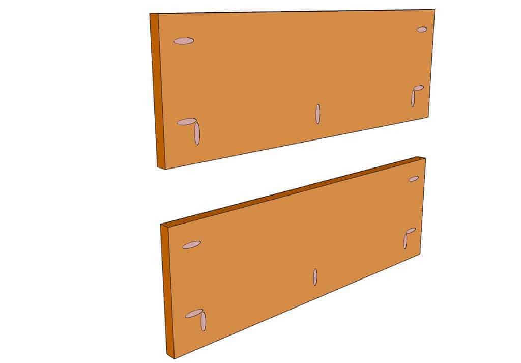 drilling pocket holes for diy flower planter box