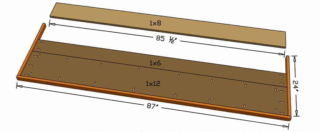 build a top for DIY Media Console