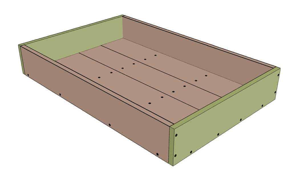 building box for the sand