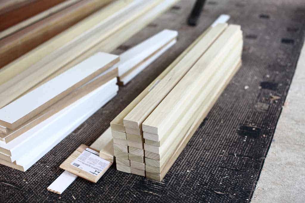 cut balusters for diy staircase railing