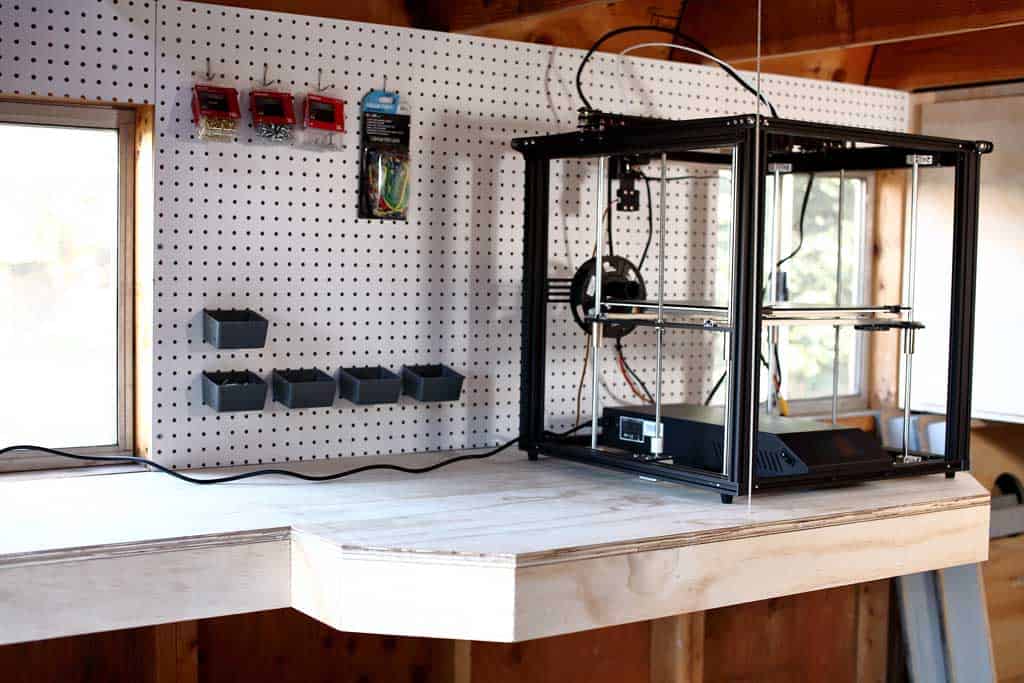 diy shelf for a 3D printer