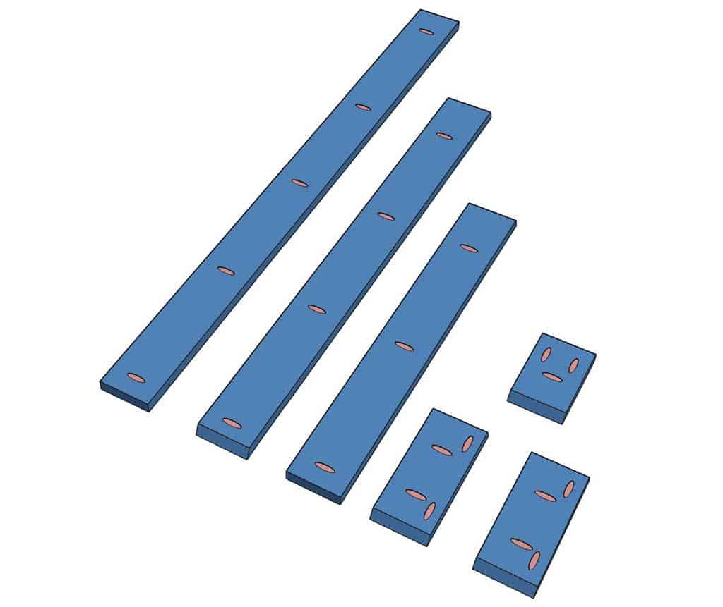 side boards for the shelf