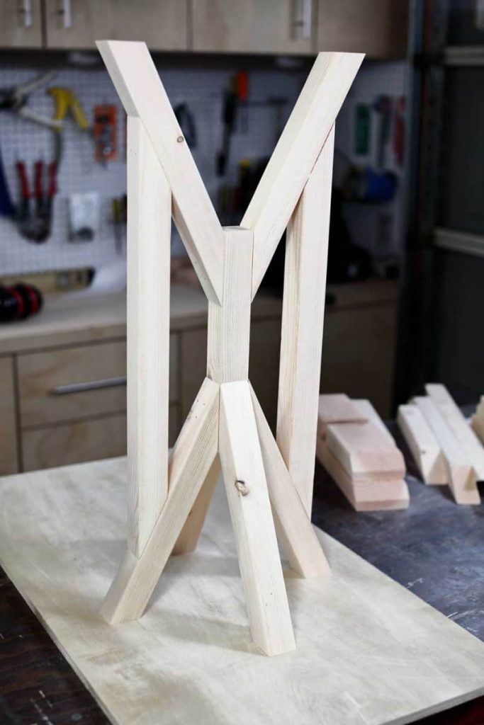 attaching legs to end table