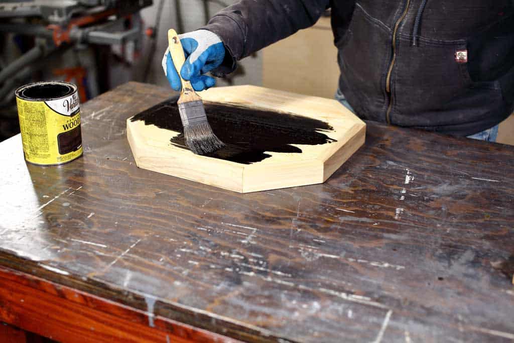 staining table top