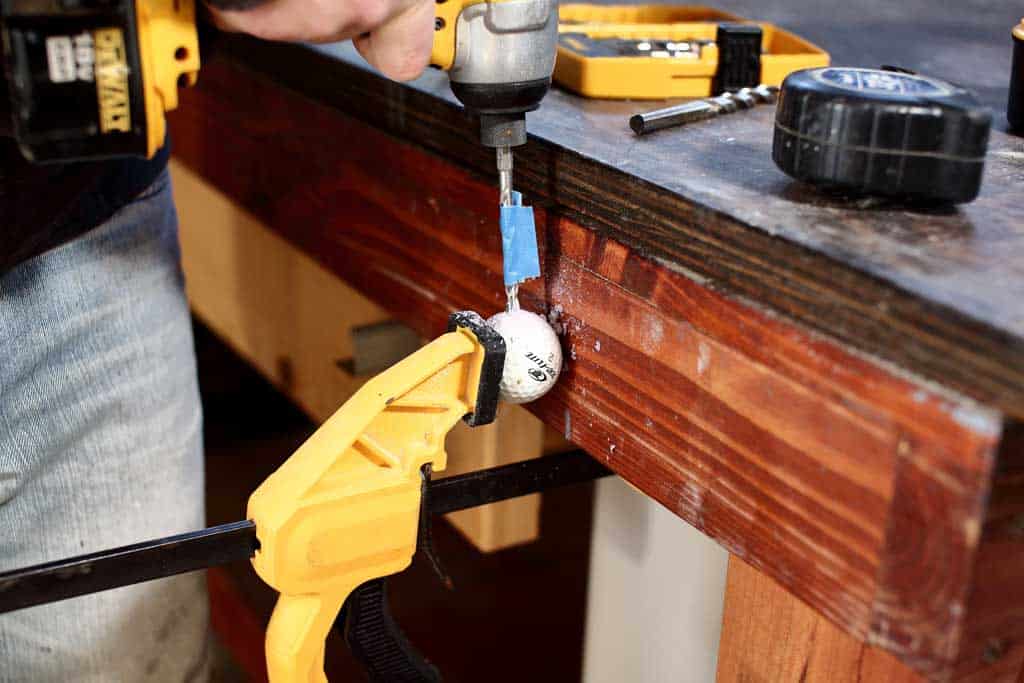 drilling thru gulf ball