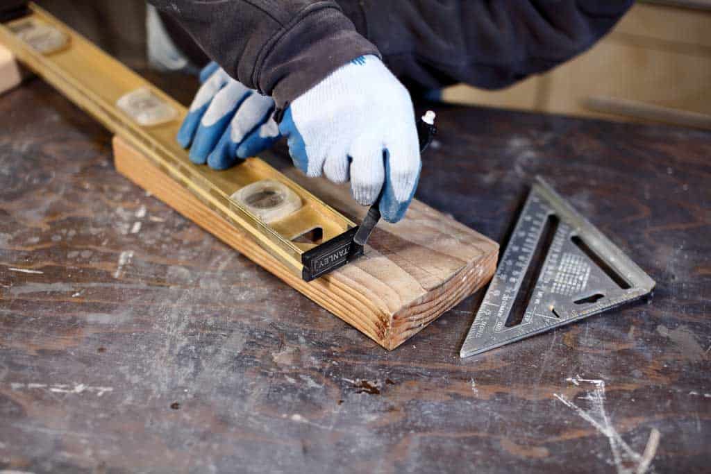 drawing lines for the jig