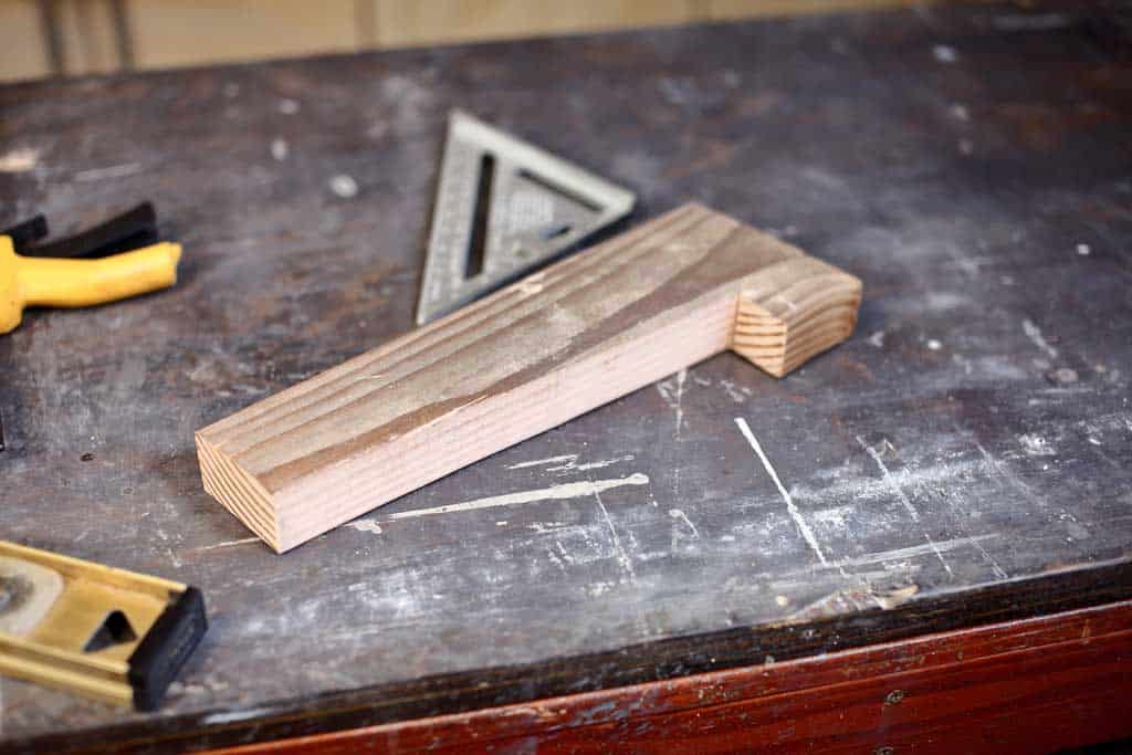 jig for cutting stool legs