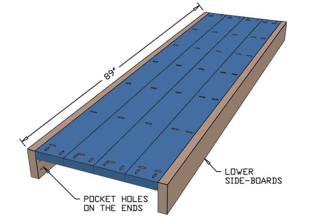 attaching sides to planter box