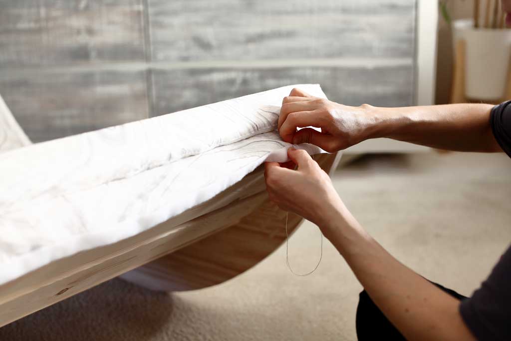 sewing fabric for DIY floor rocking chair
