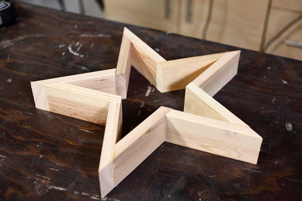 diy vertical star planter for succulents