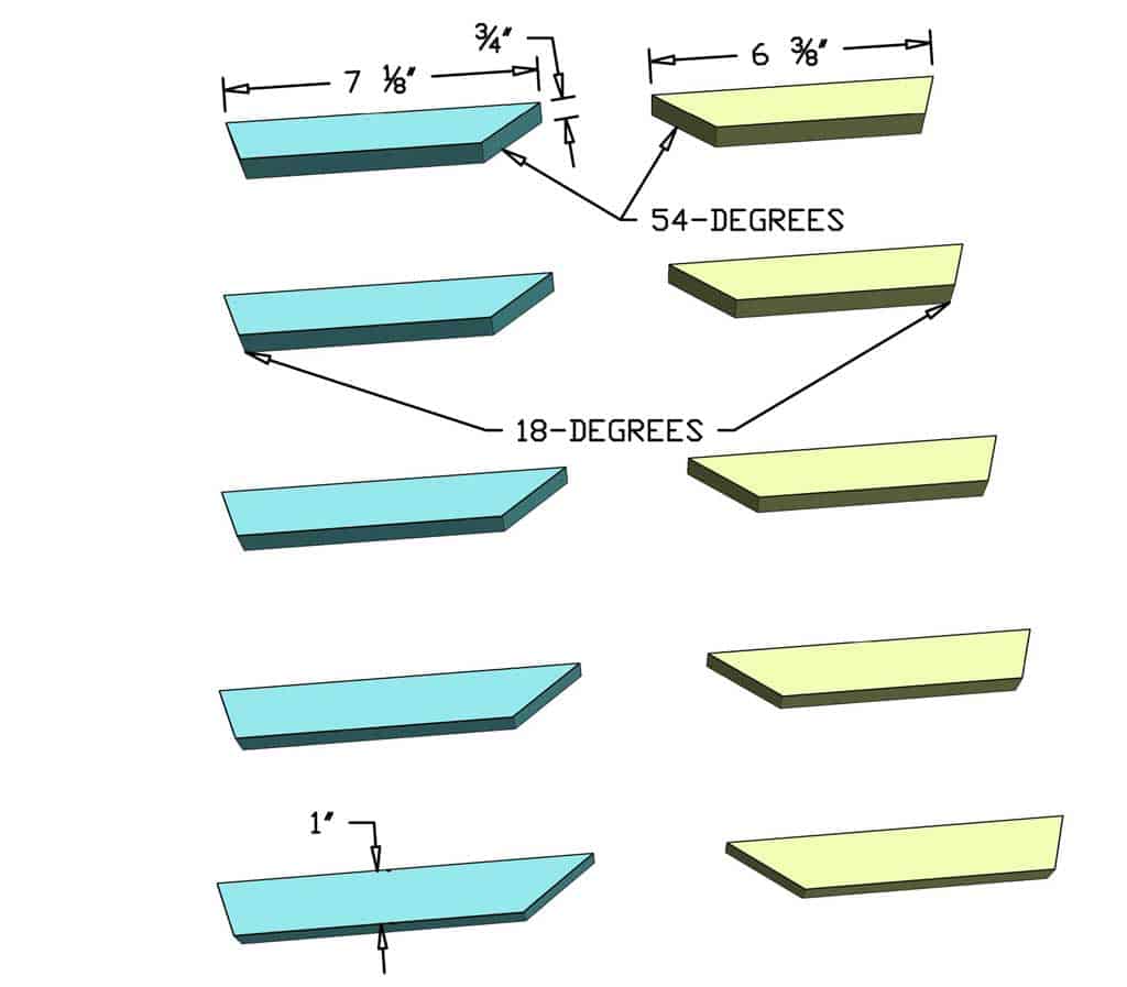 cutting trim boards for the planter