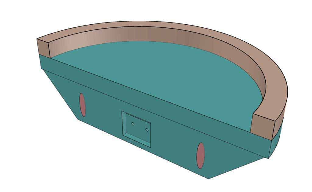 attaching support boards to the shelf board