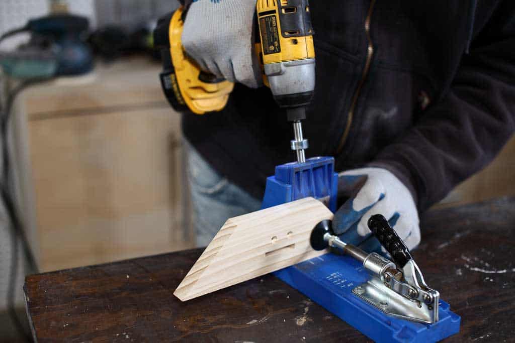 drilling pocket holes