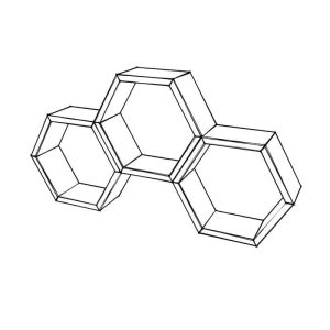 DIY Honeycomb Wall Shelf PDF