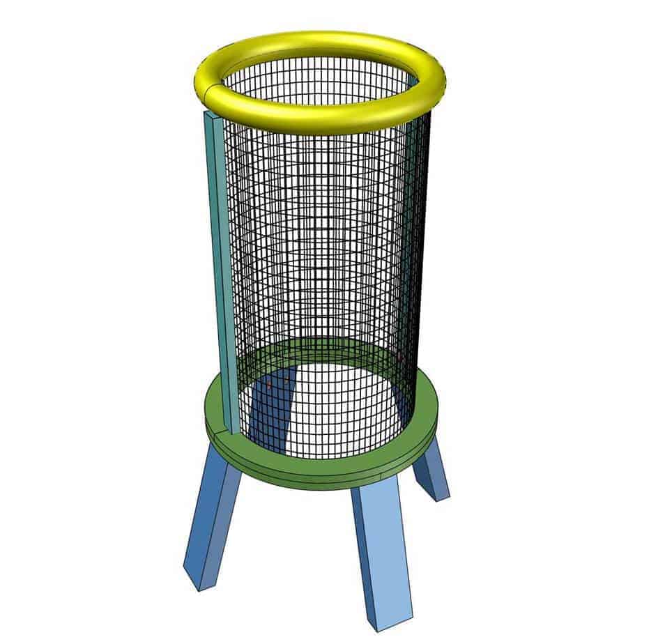 giant DIY kerplunk game