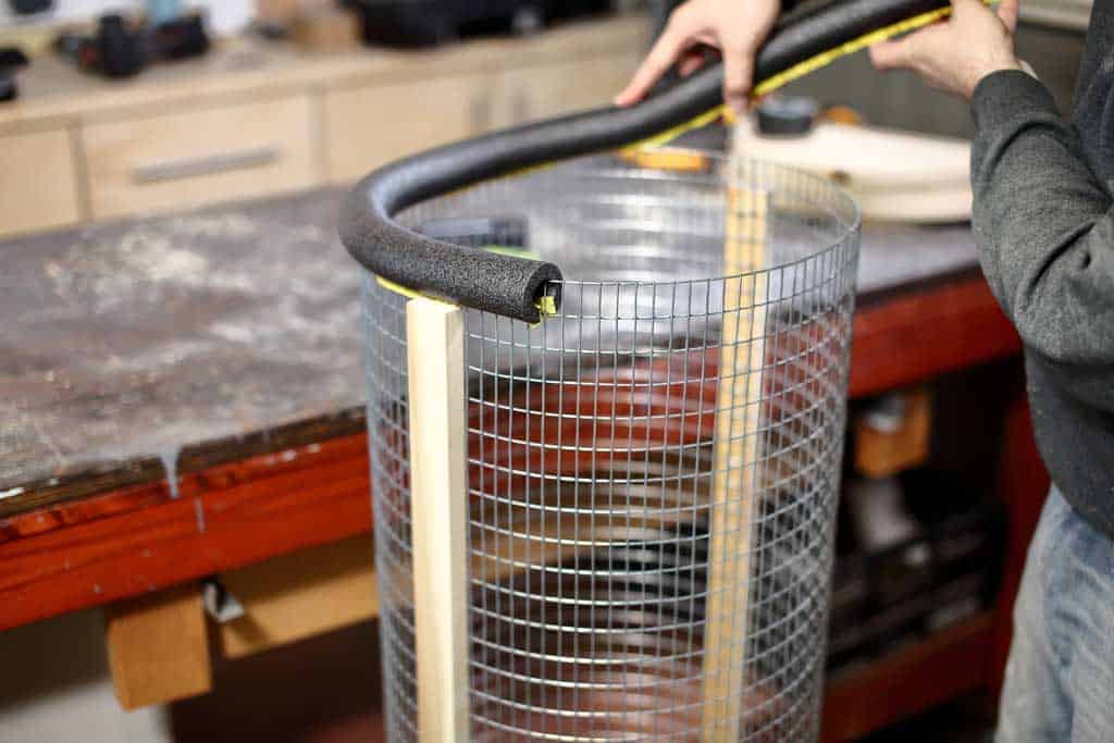 installing pipe insulation on top of kerplunk game