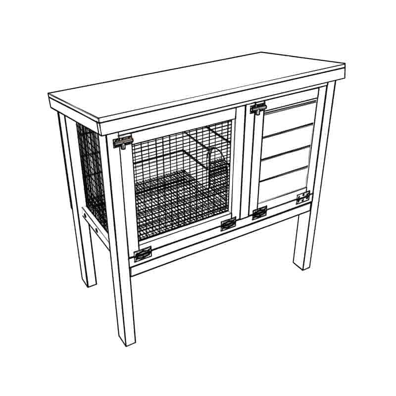 DIY Rabbit Hutch for Outdoor and Indoor PDF