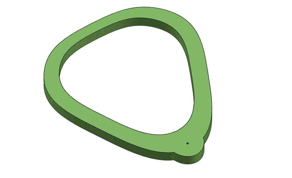 middle piece of the birdhouse