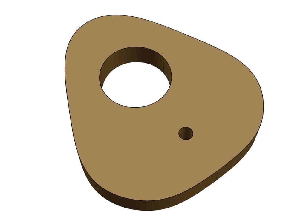 front board of the birdhouse