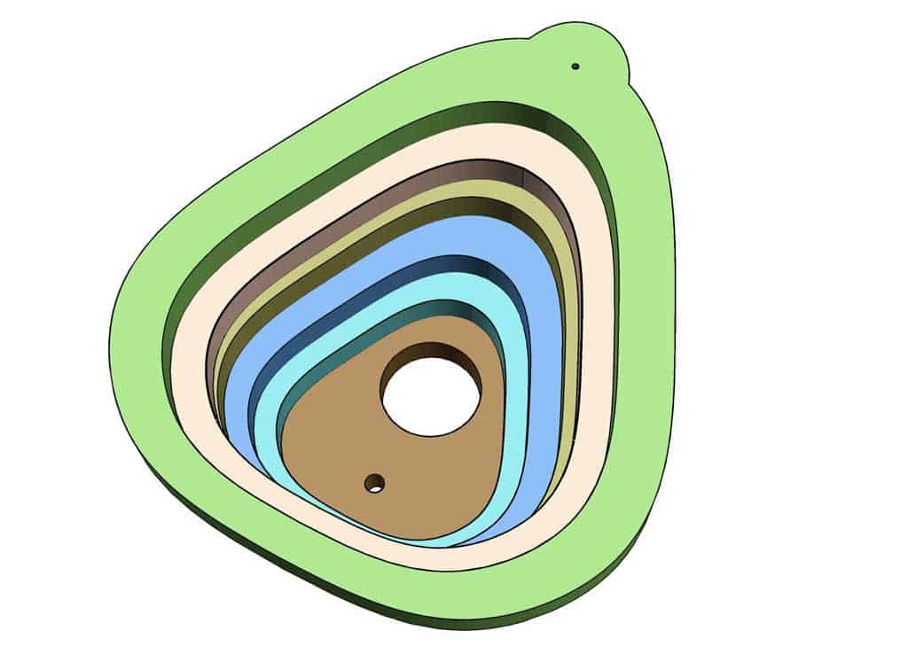 front half of birdhouse section