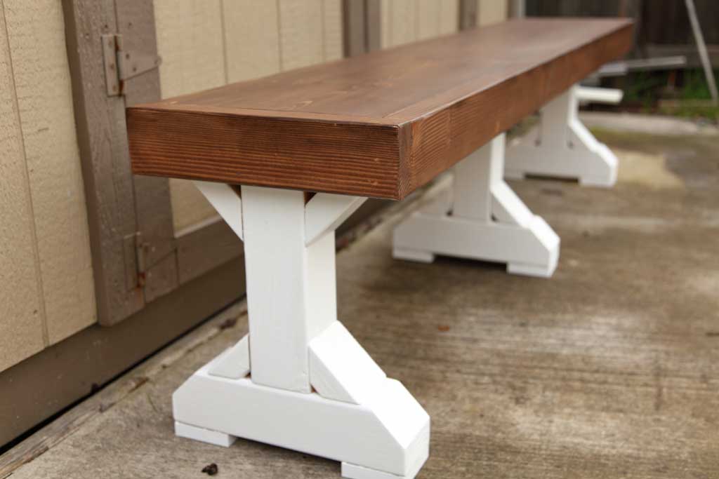 diy farmhouse bench