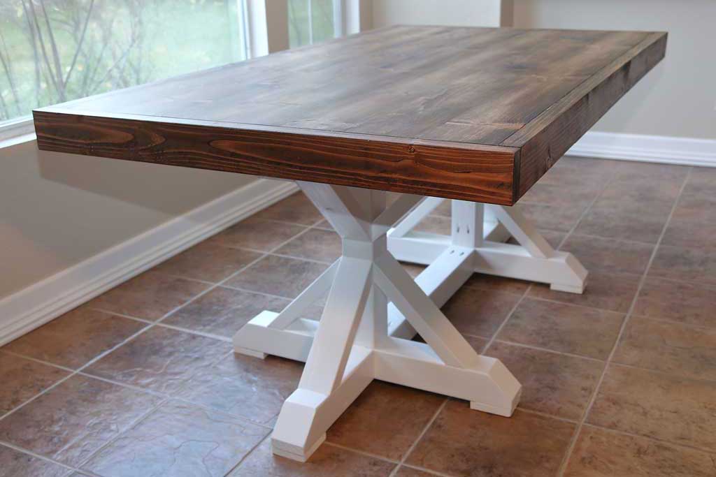 DIY farmhouse table