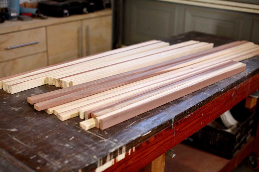 cutting boards for trellis frame