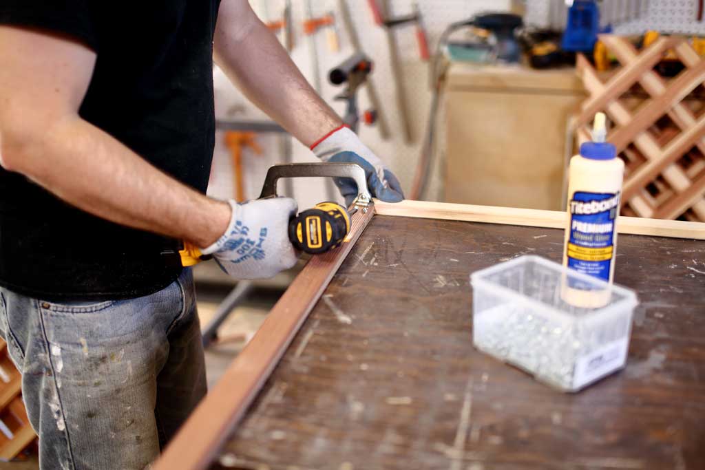 connecting boards for trellis frame