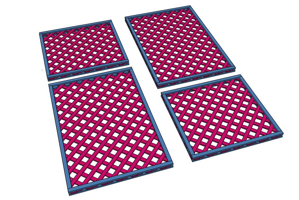 building trellis panel