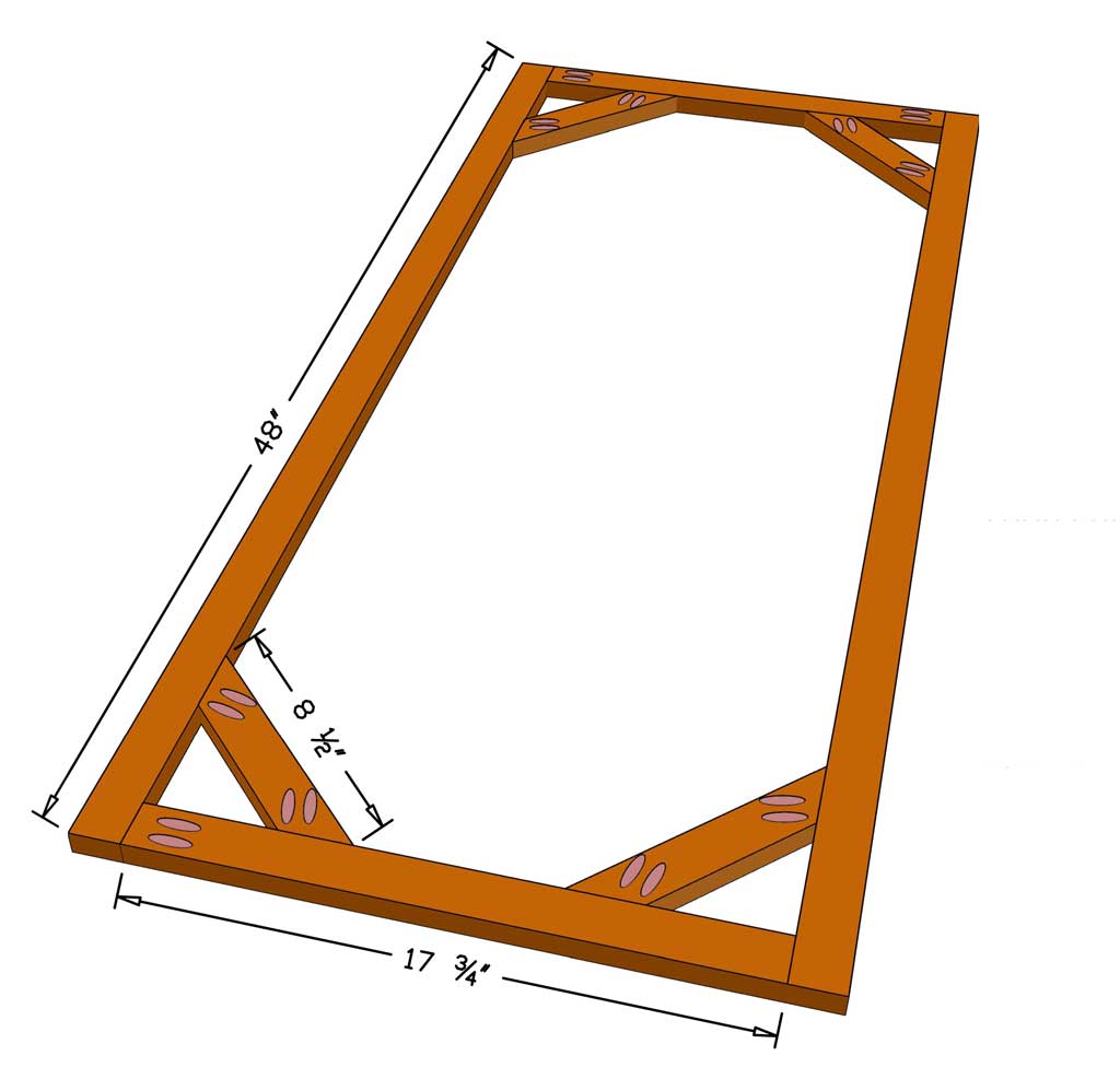 building a door frame for the chicken coop