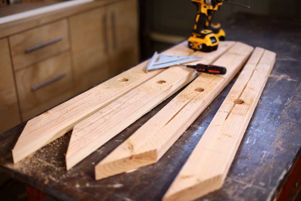cutting boards for chicken coop frame