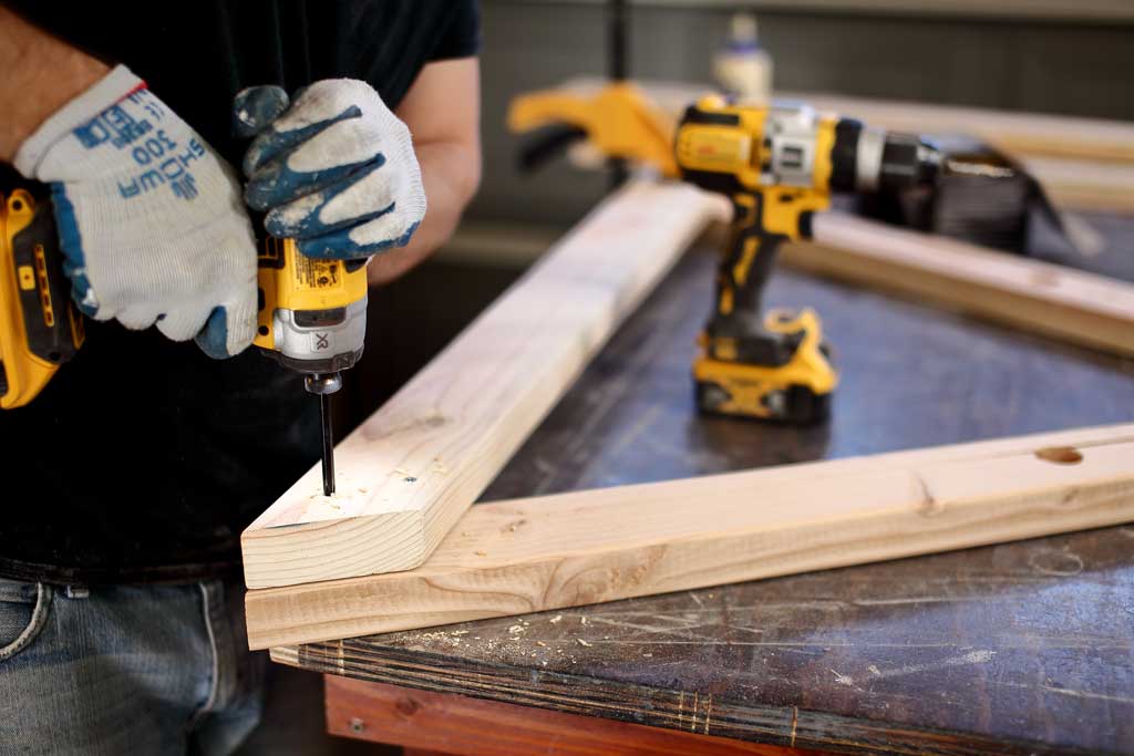 building a triangle frame for chicken coop