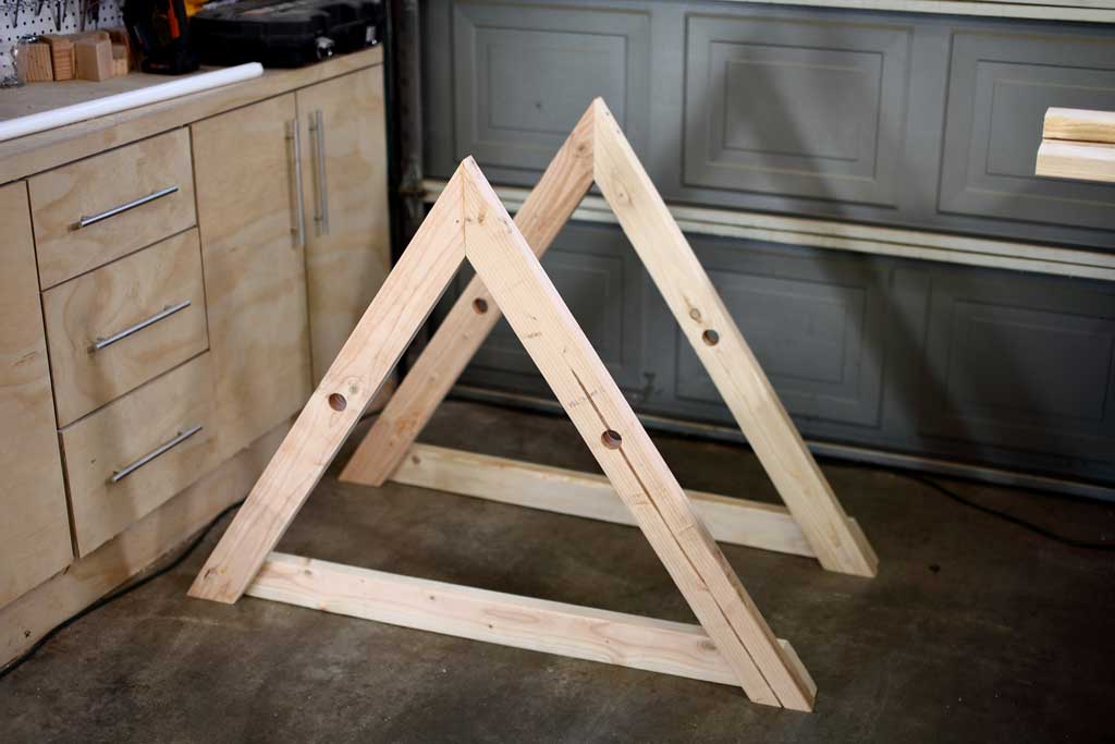 triangle frame for chicken coop